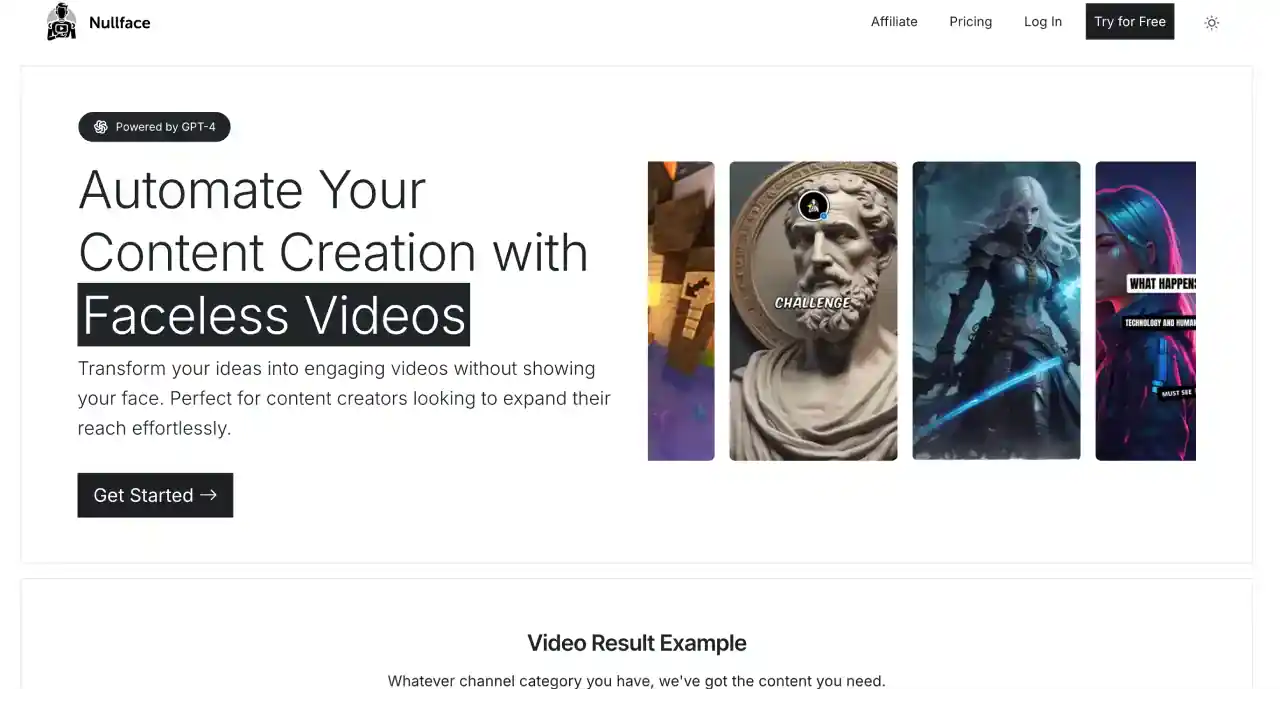 NullFace AI Platform Features